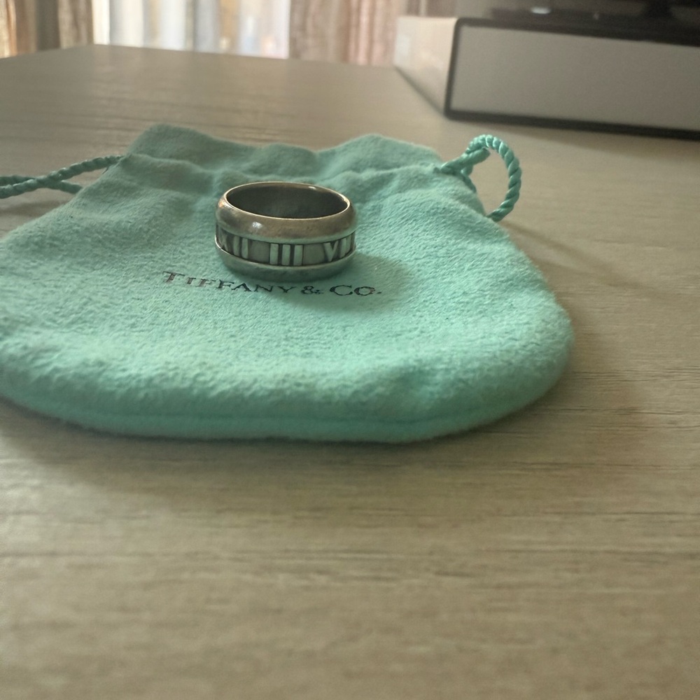 Tiffany & Co. Silver Atlas Ring
